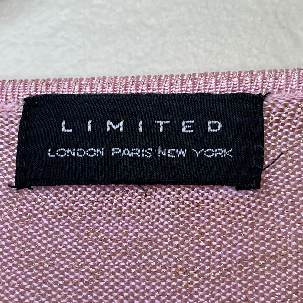 Limited | Y2K Barbie Jewel Tone Metallic Threading Long Sleeve Sweater Cardi - Picture 9 of 9